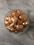 Dark Chocolate Foil Hearts