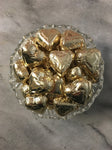 Milk Chocolate Gold Foil Hearts