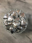 Milk Chocolate Silver Foil Hearts